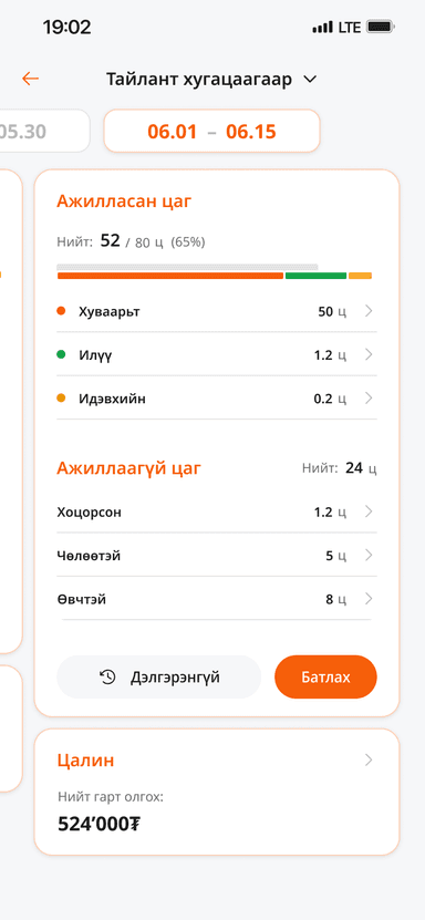 attendance Detail